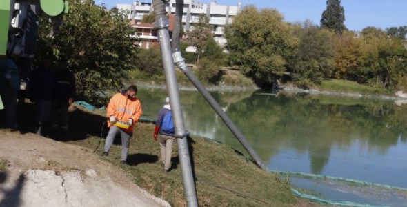 El Municipio avanza con las tareas fé mitigación del lago San Roque