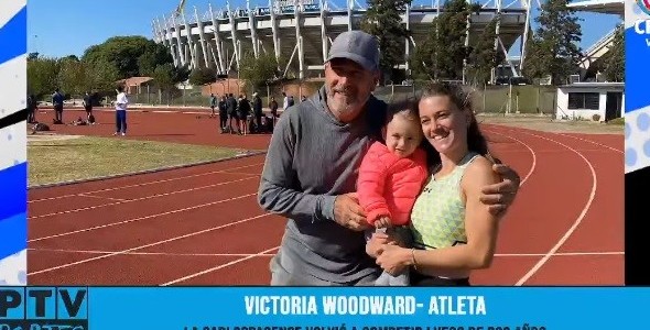Victoria Woodward volvió a competir después de 2 años